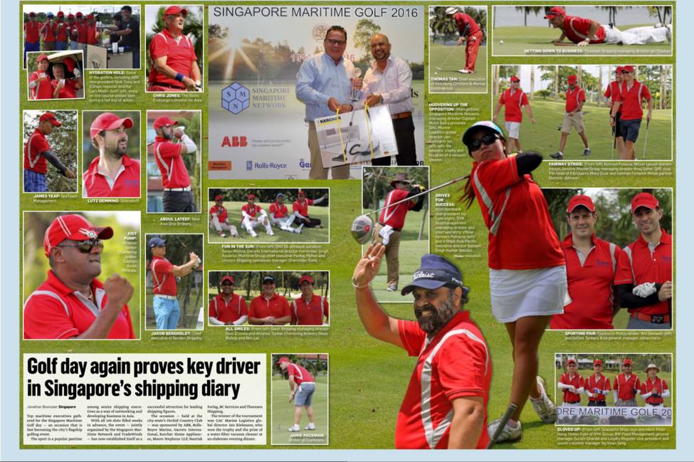SMN Golf Day - a key driver in Singapore's shipping diary